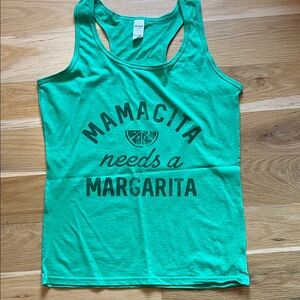 Gildan green Tank Top - Mamacita Margarita Print size medium